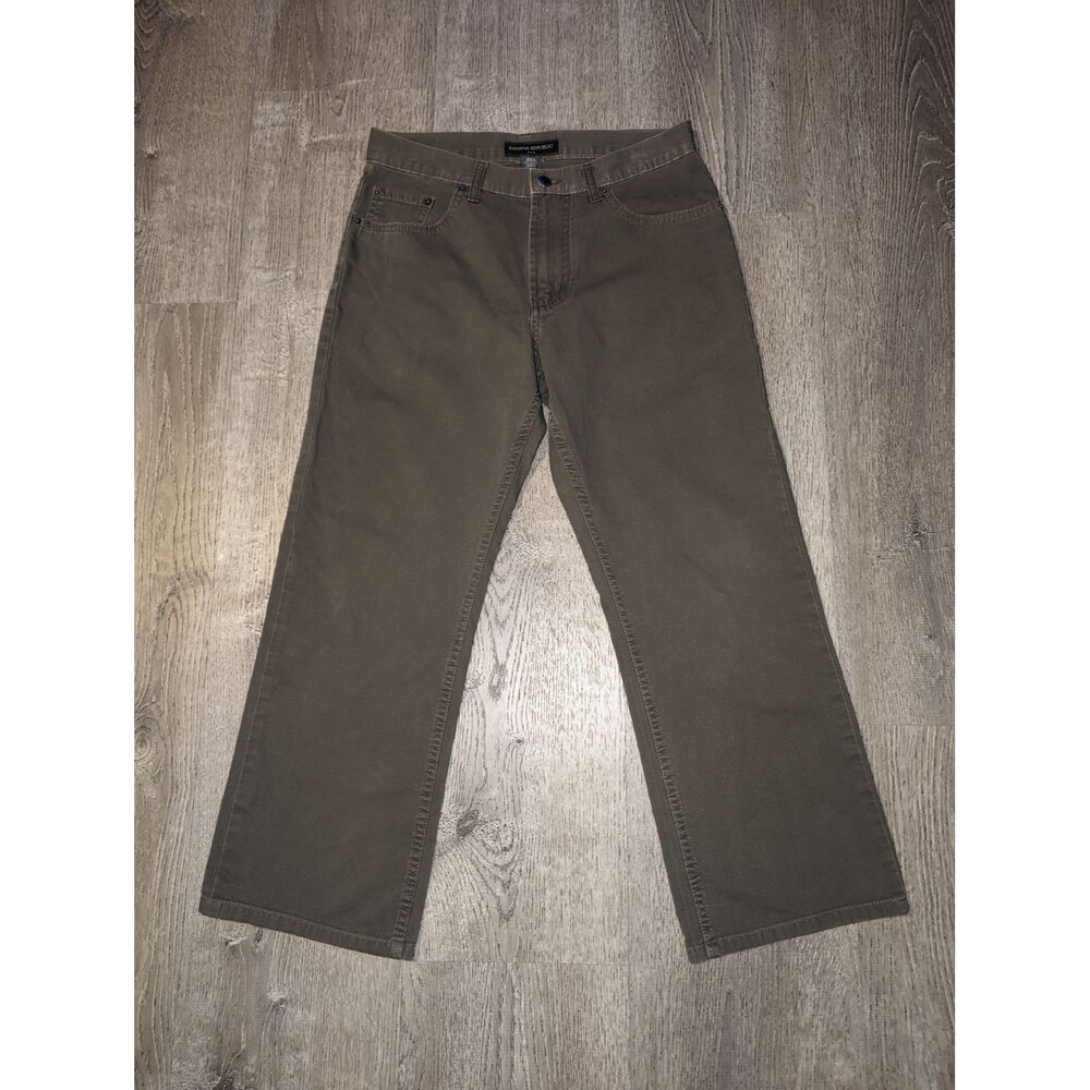 Banana Republic Brown Mid-Rise Cordoroy Pants Women's Size 30/30